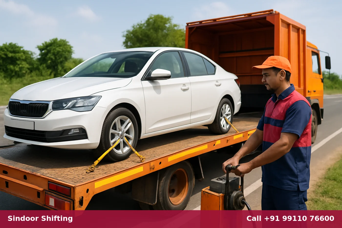 Reliable Car Transport Services in Delhi with Sindoor Shifting
